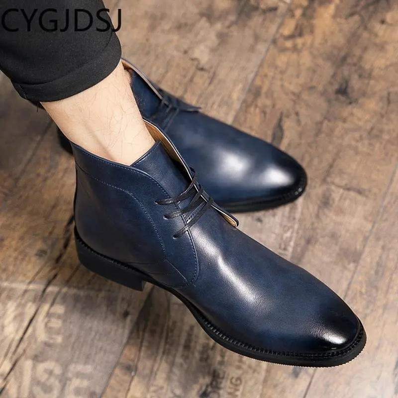 

Leather Shoes for Men Ankle Boots for Men Casuales Stivali Werkschoenen Leather Boots Casuales Casual Shoes for Men Zapatillas