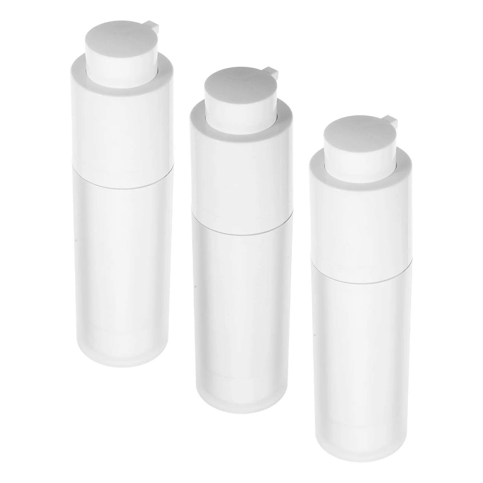 

3pcs Small Lotion Pump Bottles Empty Travel Dispenser Leakproof Containers For Creams Skincare Toiletries Refillable