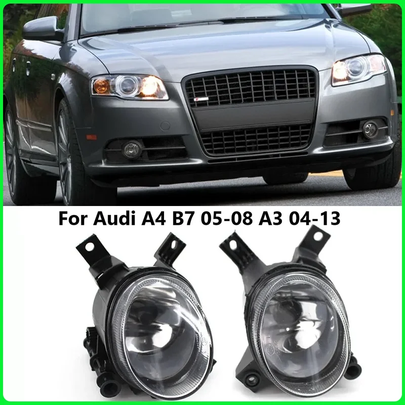 

Для Audi A4 S4 Avant B7 2005-2008 A3 2004-2013 8E0941699C 8E0941700C левый и правый передний бампер автомобиля противотуманные фары автомобильные аксессуары
