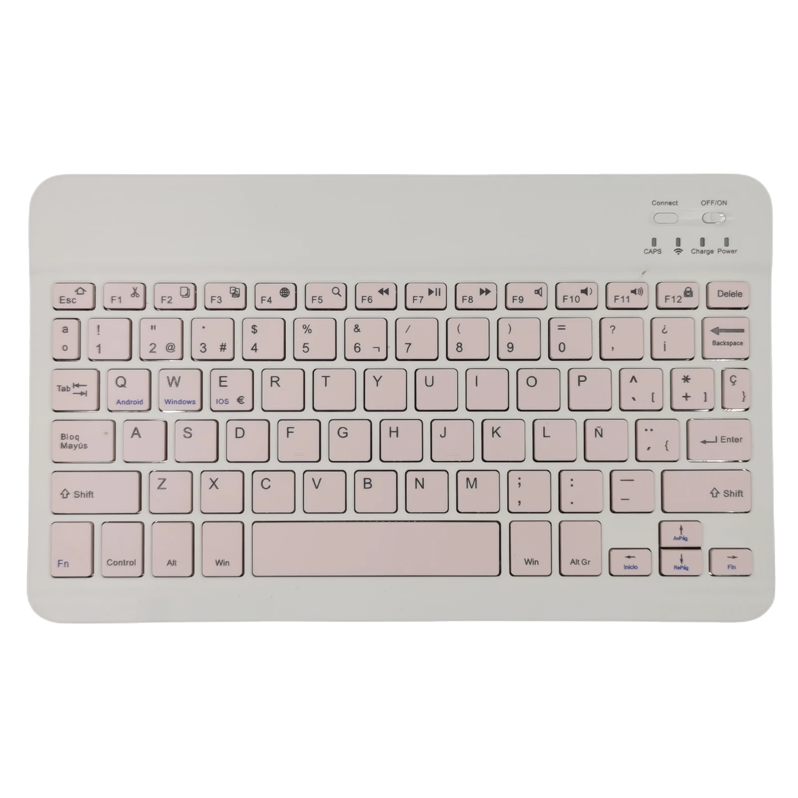 10 inch Portable Mini Wireless Bluetooth Russian Spanish Korean Keyboard For iPad XiaoXin Pad Tablet Laptop IOS Android Phone