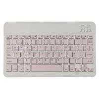 10 inch Portable Mini Wireless Bluetooth Russian Spanish Korean Keyboard For iPad XiaoXin Pad Tablet Laptop IOS Android Phone