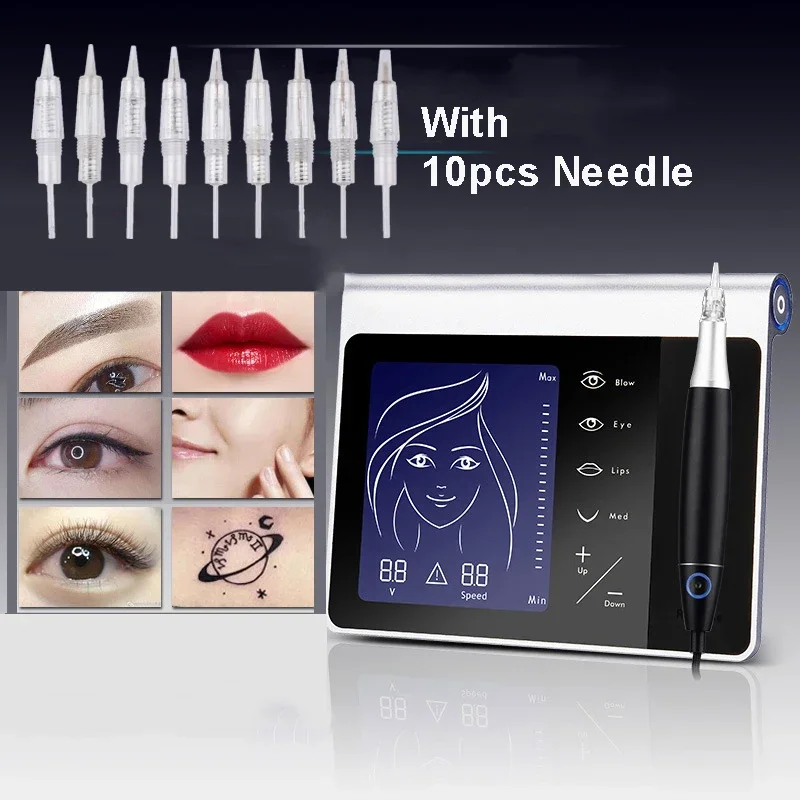 

Dermografo Microblading Charme Princess Machine Pen for Eyebrow Lip Eyeliner Permanent Makeup PMU Tattoo with Cartridge Needle