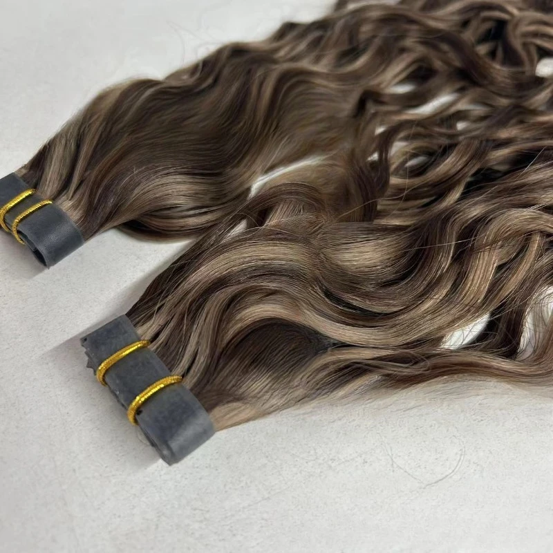 

Hair curtain perforated hair curtain piano color wig