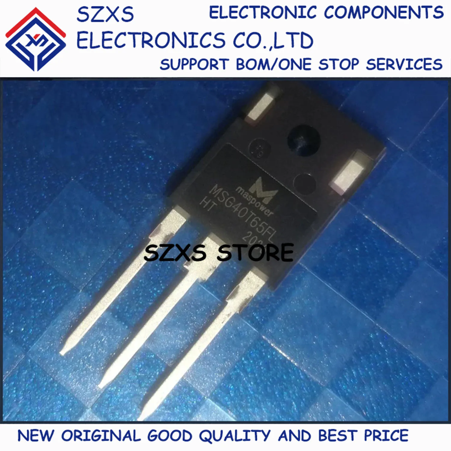 

New Original 10Pcs MSG40T65FL TO-247 650V 40A IGBT Transistor In Stock Electronic Components Good Quality