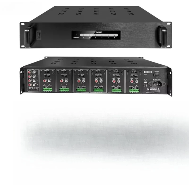 HM-12 80W*12   12 Channel Class D PA High 2U Power Public Address System Subwoofer Professional Audio Amplifier