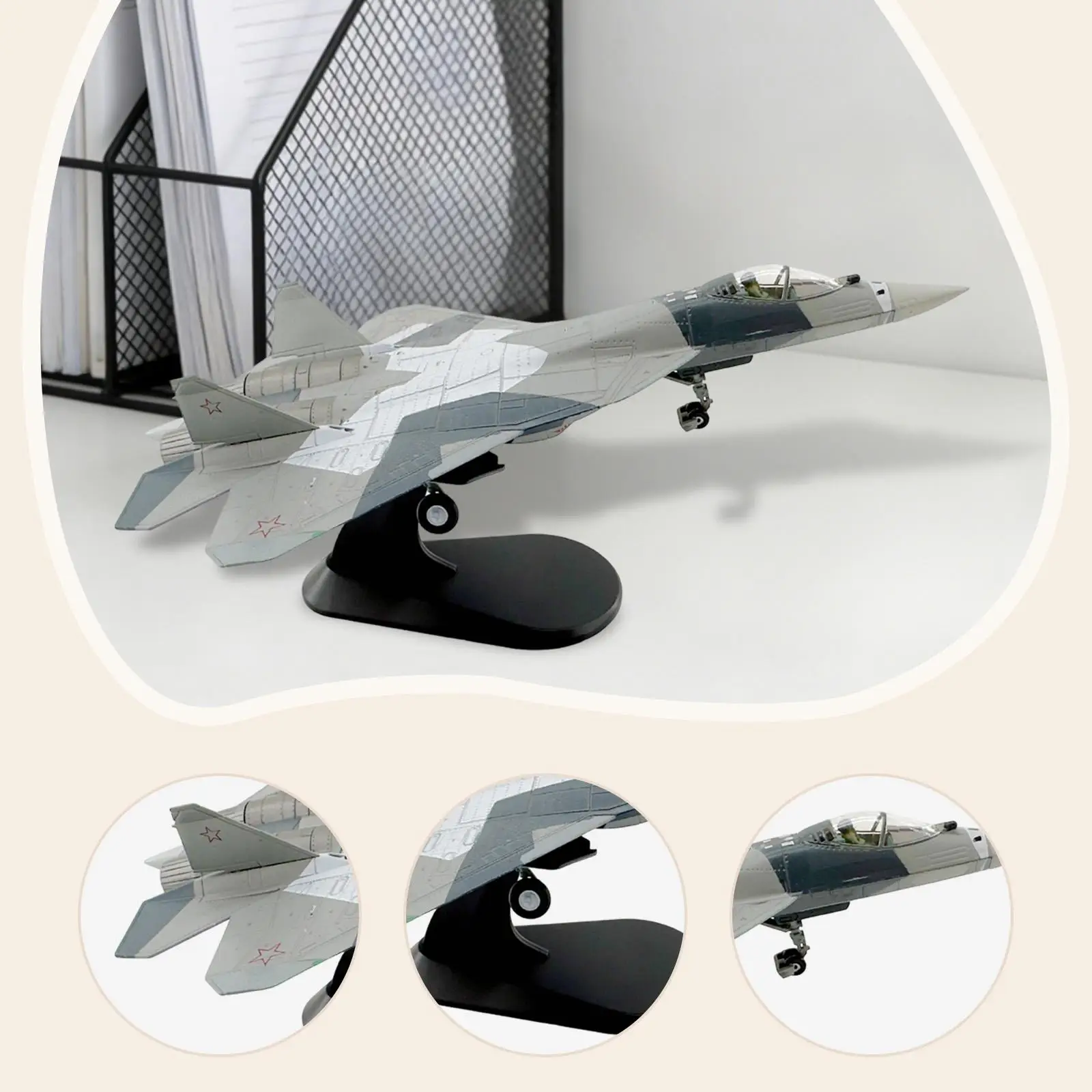 

Настольная модель самолета 1:100, коллекционная фигурка из сплава и пластика для декора офиса