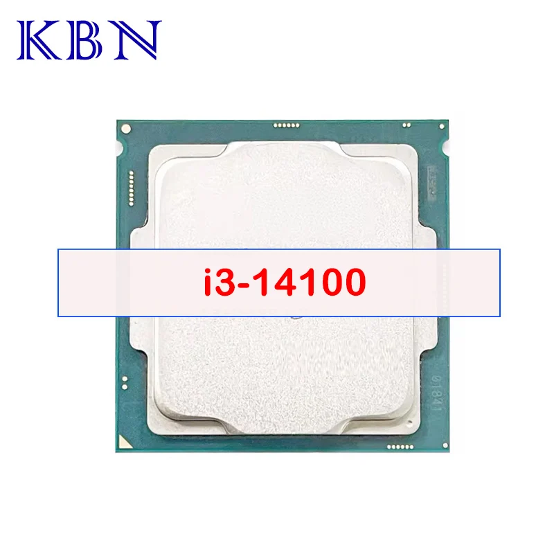 1pcs Perfect test i3 14100 i3-14100 CPU official edition 4 core 8 thread frequency 3.5