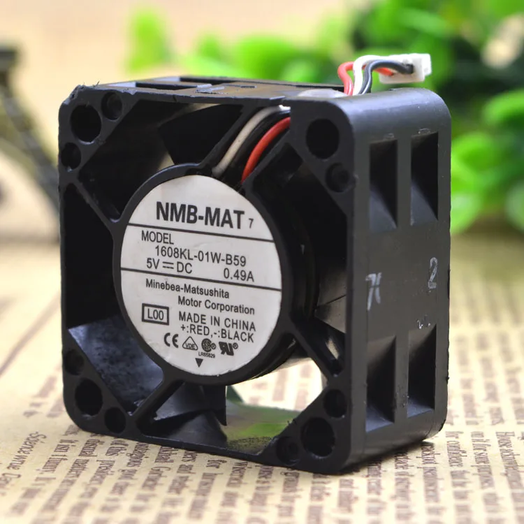 

4020 4CM Switch Server Fan Max Airflow Rate 5V 0.49A 1608KL-01W-B59