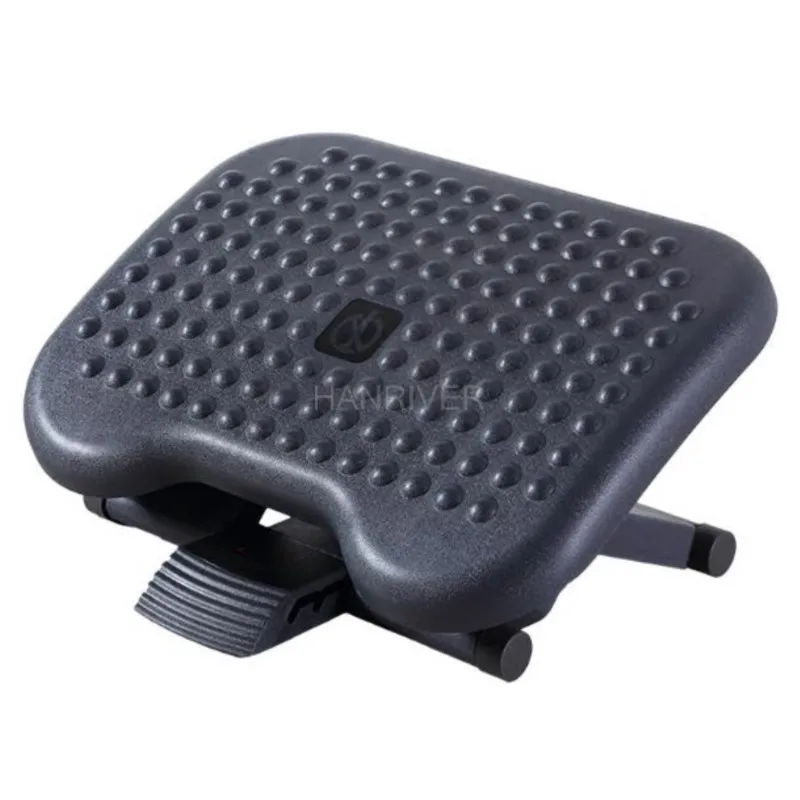 

Adjustable Height Foot Rest Stool Ergonomic Comfortable Under Desk Home Office Massage Relaxation Foot Stool Feet Support Relax