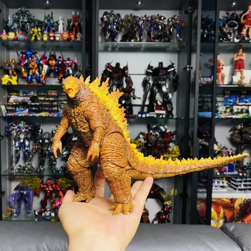 

Original Hiya 20cm Burning Godzilla Anime Action Figurine Moveable Toy The King Of Monsters Room Ornament Toys Gifts