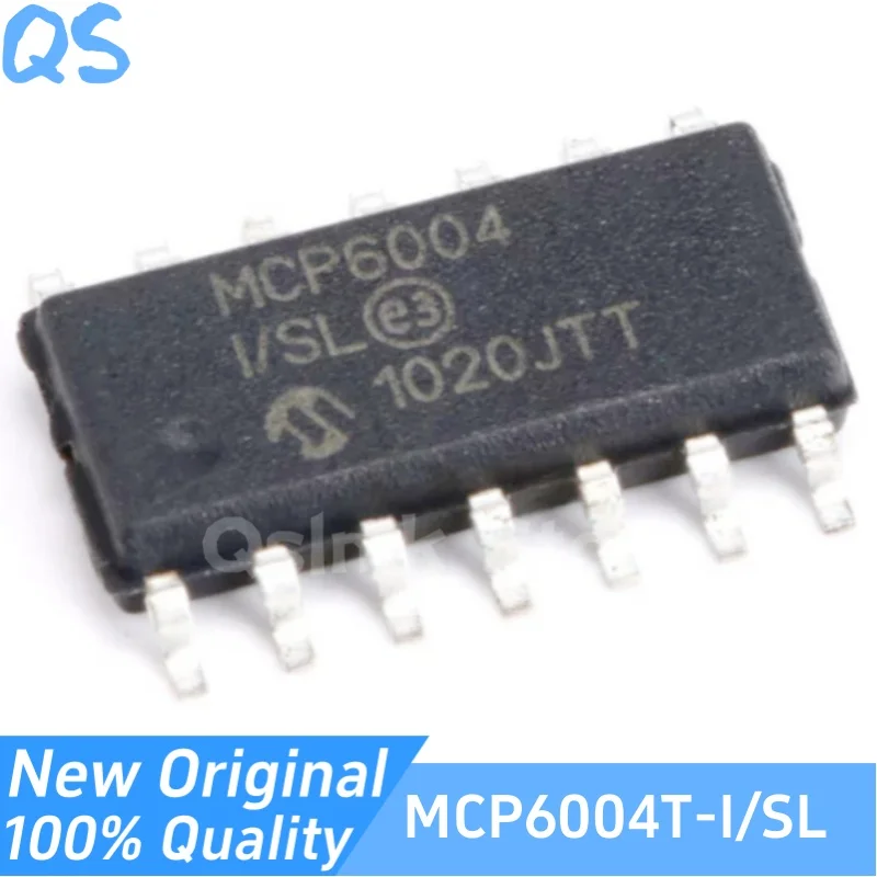 

New Original MCP6004T-I/SL SOP-14 Operational amplifier chip Quad 1.8V