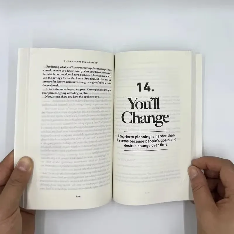 A psicologia dos livros de dinheiro para adultos, lições atemporais sobre riqueza, livros de negócios de felicidade
