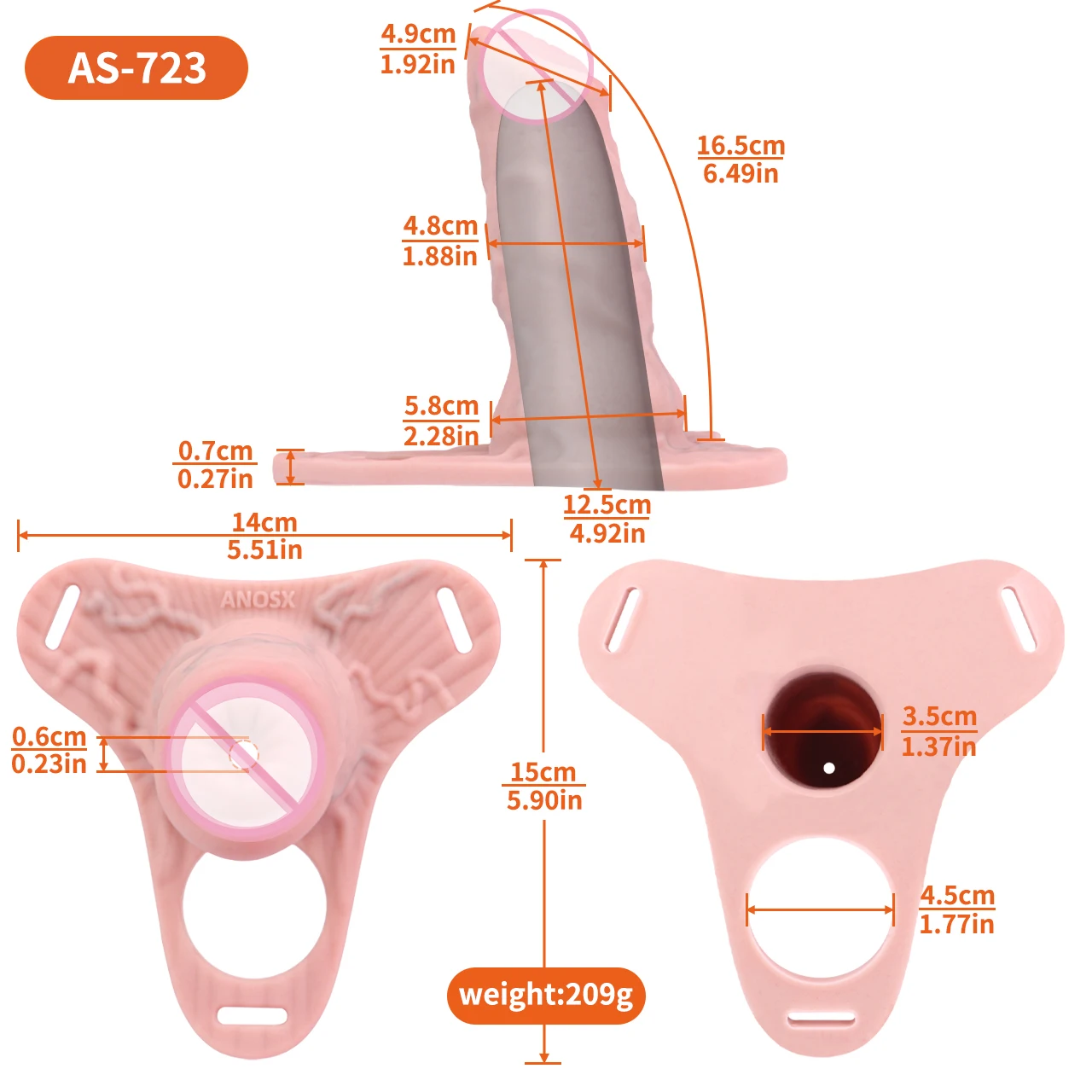 ANOSX قضيب جلدي أقفاص الديك سيسي لينة سيليكون ذكر العفة قفص مع قابل للقفل آمنة العفة حزام القضيب الدائري الجنس لعب للرجال #2
