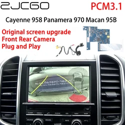 ZJCGO Rear View Reverse Front Camera Digital Decoder Box Interface Adapter PCM3.1 For Porsche Cayenne 958 Panamera 970 Macan 95B