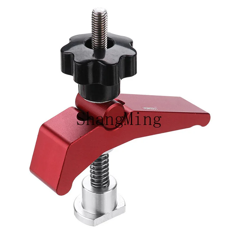 PYH pure aluminum alloy woodworking table pressing block chute holder special woodworking tool for pressing plate chute