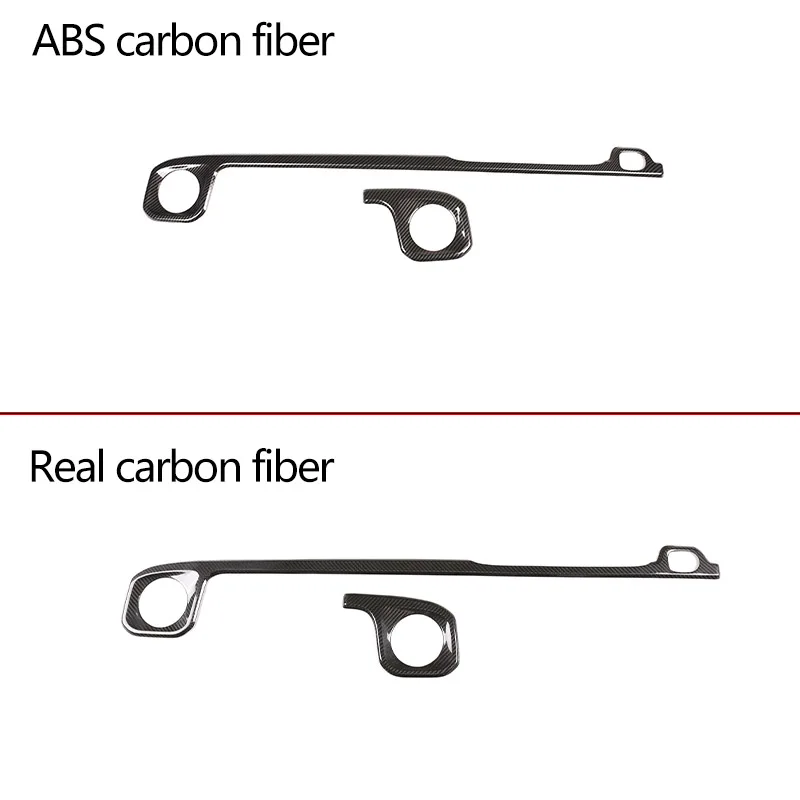 For Mercedes-Benz G-Class W464 2019-2025 Car Interior Carbon Fiber Style Central Control Side Air Outlet Trim Car Accessories