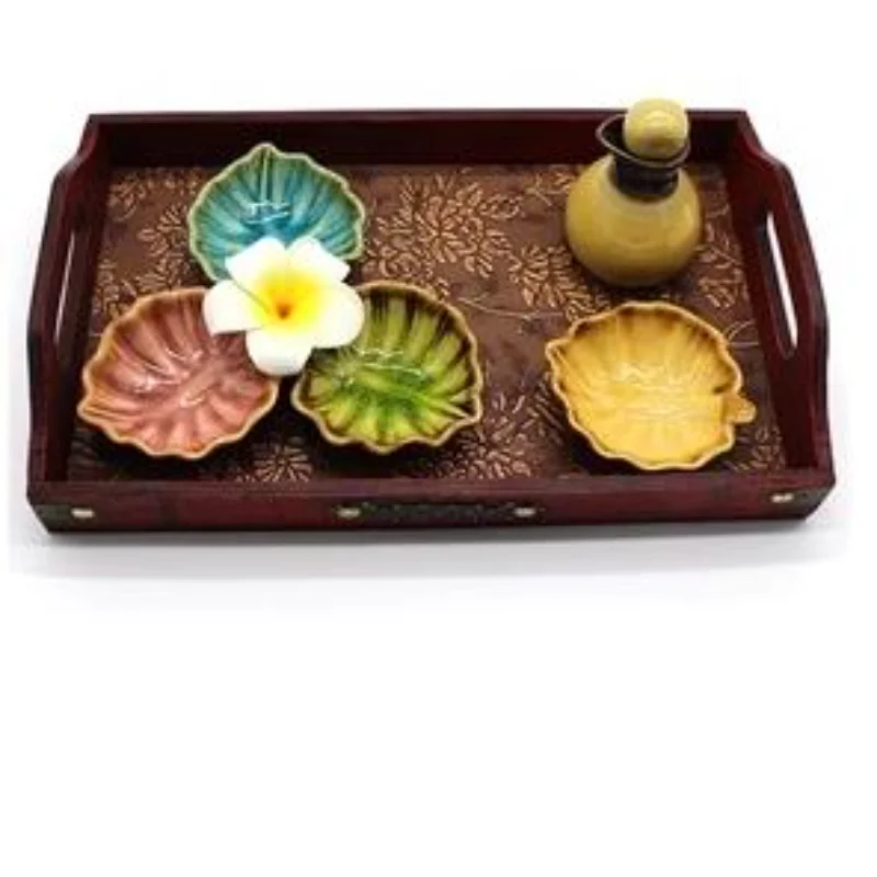 

Beauty Essential Oil Tray Set Ceramic Plate Product Deployment Essential Oil Tray Essential Oil Pot Beauty Salon