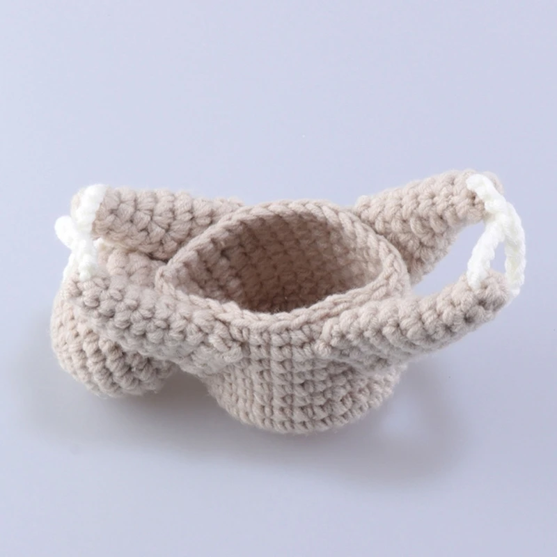 Plant Holder Knitted Sloths Basket Succulent Planter Handmade Cartoon Sloths Dried Flower Holder Home Decors