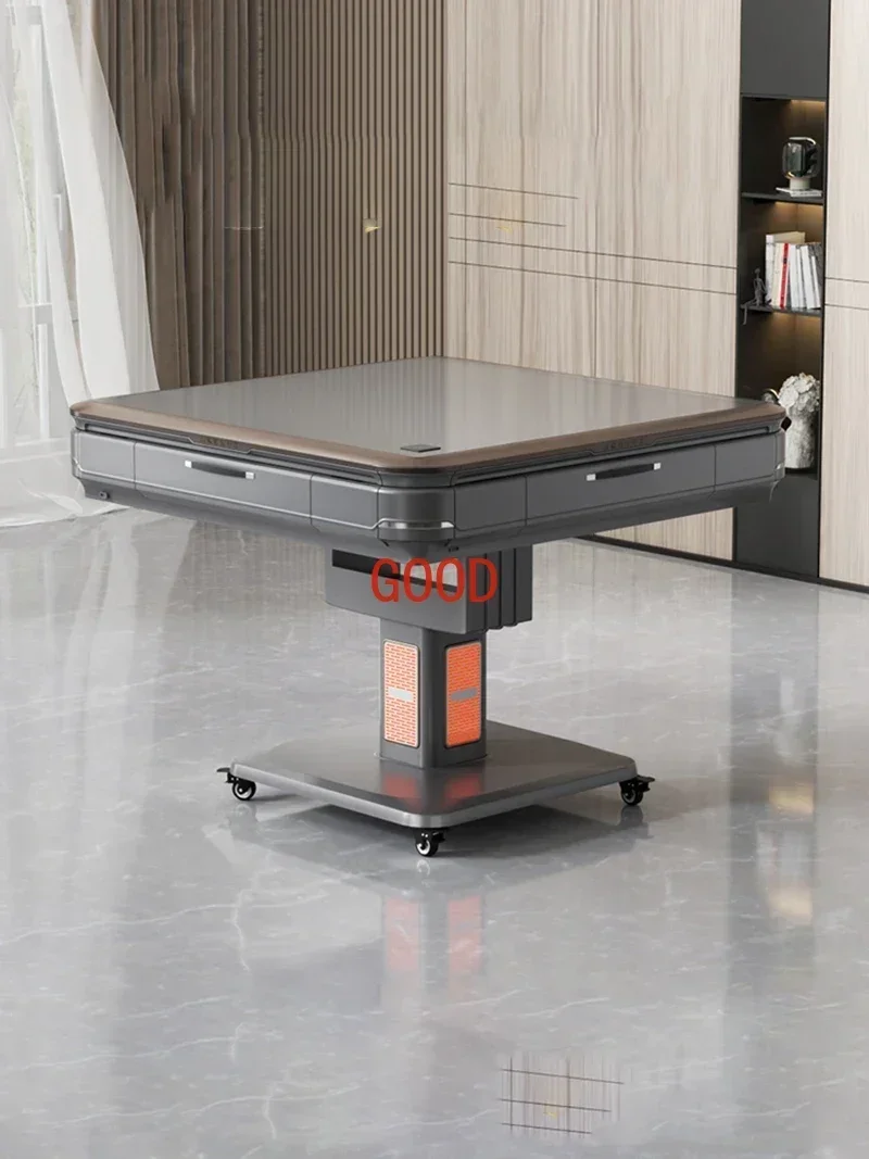 

Warm Breeze Dining Table Storage Drawer Automatic Shuffling Amusement Mahjong Table Low Volume Mesa Comedor Home Furniture LVMC