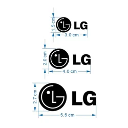 High-quality LG Metal Sticker Washing Machine Refrigerator Monitor Logo Sticker Mobile Phone Sticker Electric Appliance Sticker