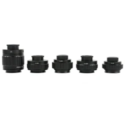 0.3X 0.35X 0.4X 0.5X Adapter Lens 38mm To C-Mount Connector 1X Trinocular Stereo Microscope Tube For Digital Camera Focusing