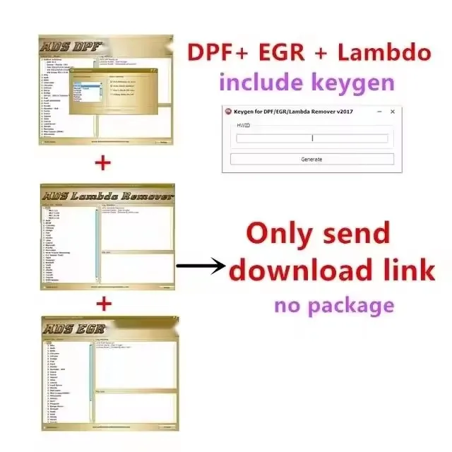 2023 أدوات اكسسوارات السيارات DPF + EGR رائجة البيع مزيل لامدا كامل 2017.5 نسخة البرمجيات + فتح المفاتيح + تثبيت الفيديو #1