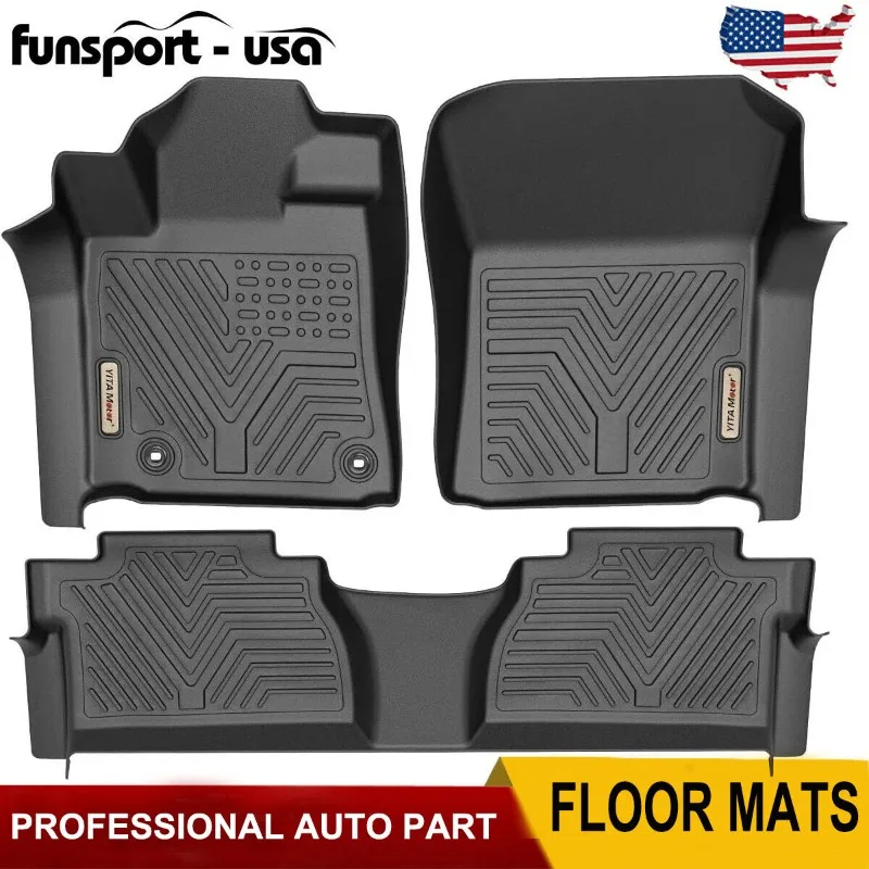 

All Weather Car Floor Mats for 2014 2015 2016 2017 2018 2019 2020 2021 Toyota Tundra Double Cab & Crew Max Cab