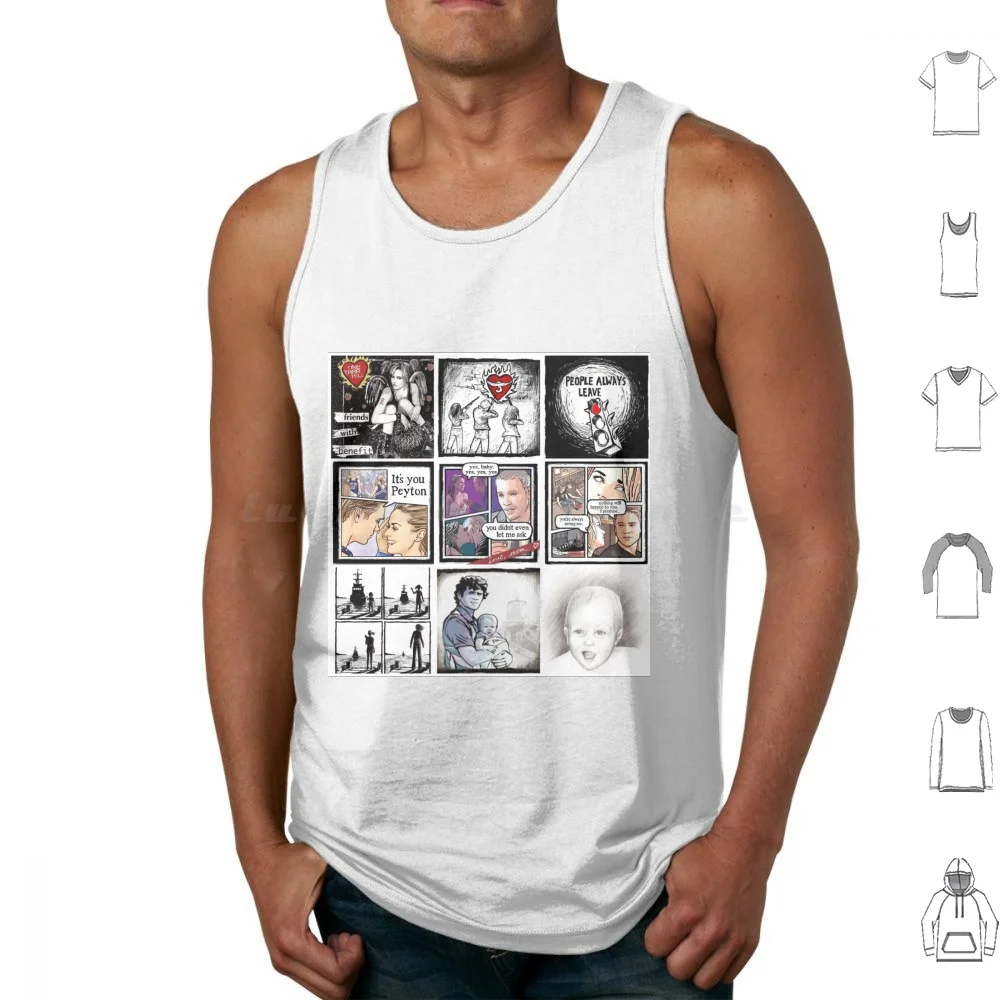 Peytons Tank Tops Print Cotton One Tree Hill Oth Naley Nathan Haley James Nathan And Haley Lucas Peyton Sawyer Brooke