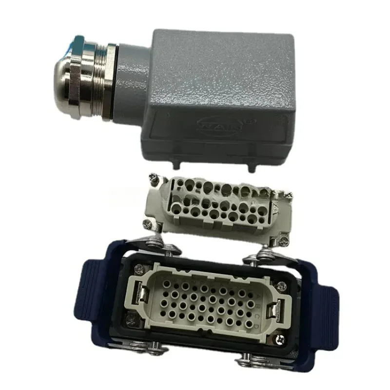 WAIN Heavy Duty HD-040-MC/FC 40- 40-Pin Rectangular Connector for Aviation HARTING