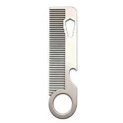 Stainless Steel Comb Portable Hair Comb Mini Comb Beard Comb Men's Beard Comb Styling Comb