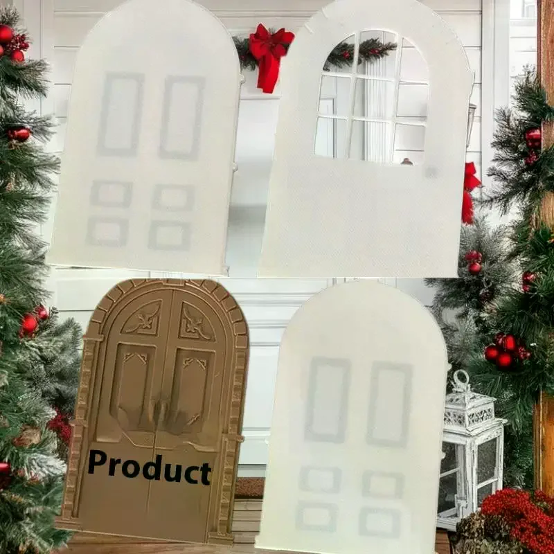 Europese stijl 1/12 simulatiedeurmodel voor poppenhuizen; Ideaal voor constructie van microscènes