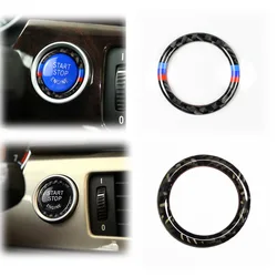 Car Click Start Decoration Circle Stickers Start Up Engine Button Decal For BMW 3 Series E90 E92 E93 320i Z4 E89 2009-2012