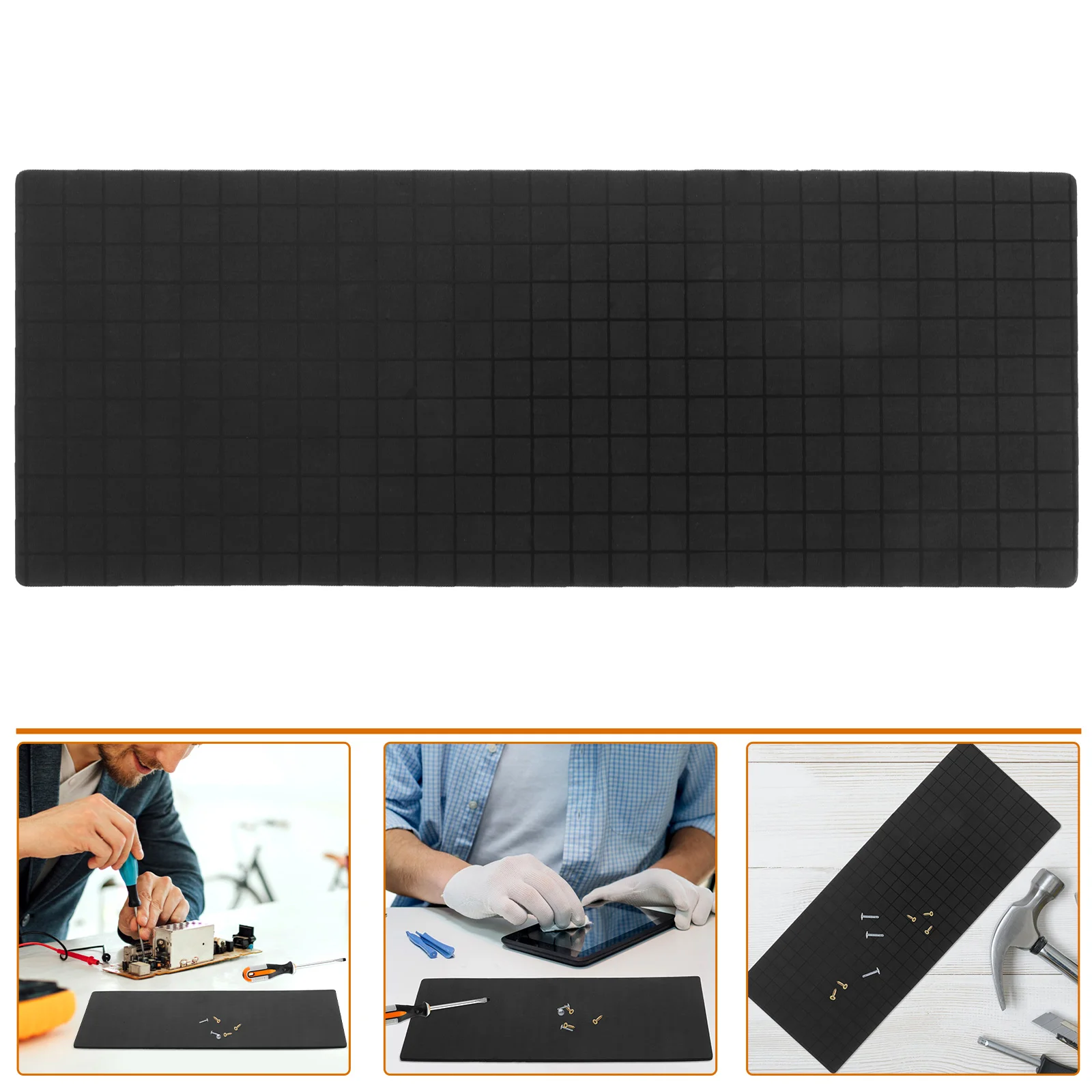 1PC Magnetic Screw Memory Pad Portable Small Parts Work Pad Repairing Work Pad Creative Magnetic Work Pad for Phone Repairing Bl