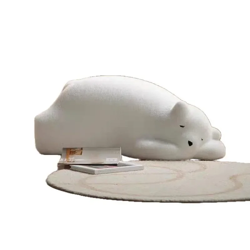 Living room, bedroom, animal seat, polar bear, single sofa, cute