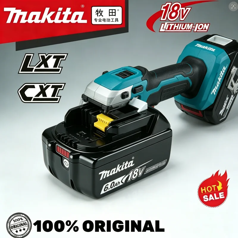 

Makita 18V 6AH， Rechargeable | Suitable for Makita original BL1830B BL1850B BL1850 as a substitute for lithium batteries