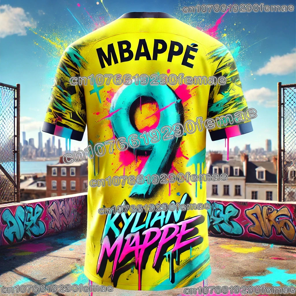 

2026 ChatGPT AI Original Mbappé #9 Football Jersey Adults Kids Summer Soccer Training Sportswear Comfortable Casual Fan T-shirt
