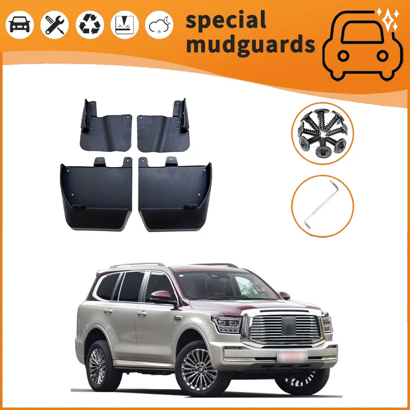 

For the Great Wall Tank Tank 500 Mudguards Fender Mudflaps Front Rear Flares Splash Guards Cover Car Accessorie