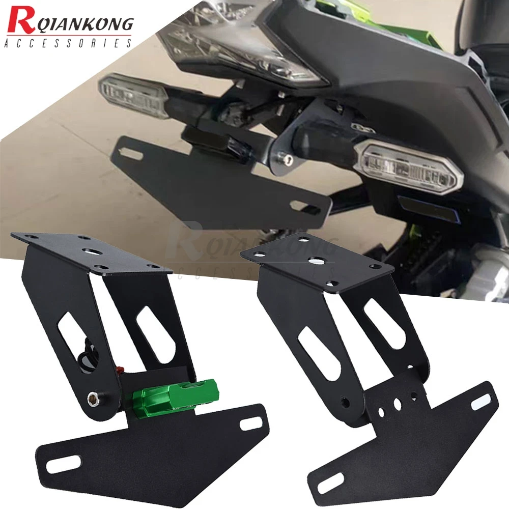 

Motorcycle License Plate Holder Eliminator For KAWASAKI NINJA650 Z650 Ninja 650 2017 2018 2019 2020 Tail Tidy LED Light Fender