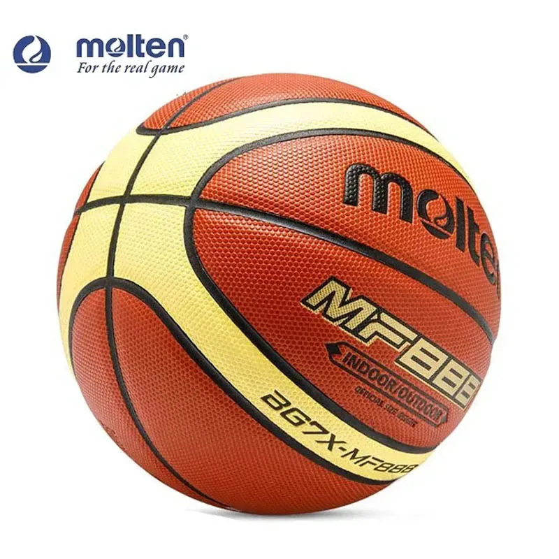 Original MOLTEN Basketball BG7X-MF888 Team Sports Indoor and Outdoor Wear-resistant PU Leather Training Game Non-slip Basketball