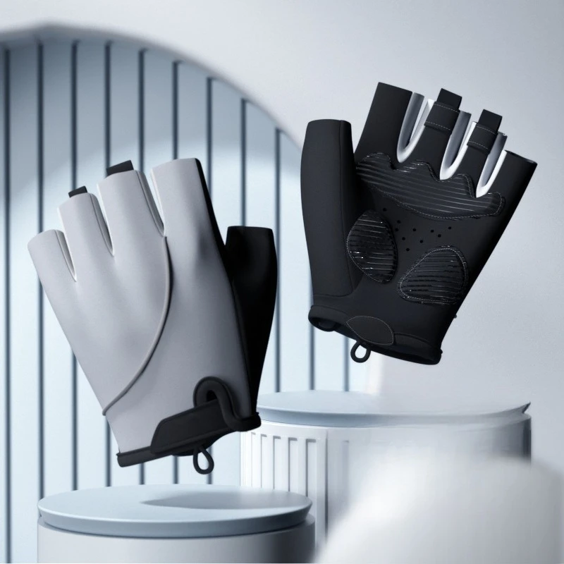 Gym Gloves Non-slip 3MM Pads Pull Up Power Training Weight Lifting Gloves Kettlebell Workout Exercise Fitness Gloves Men