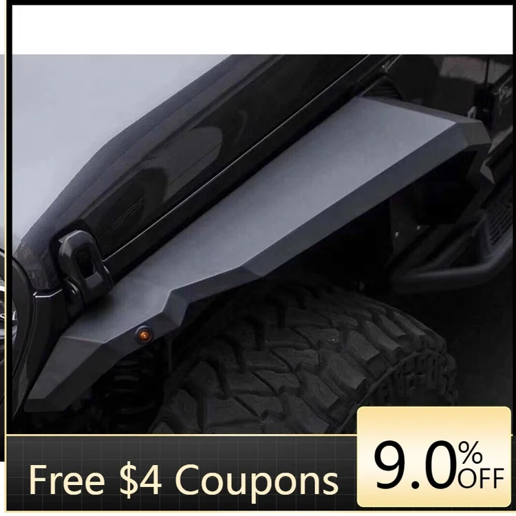 

JP16 ODM Сталь/алюминиевый расширитель крыла с янтарным светом для Wrangler JL