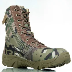 New Tactical Boots Mountaineering Boots Hunting Boots Men's Outdoor Hiking Shoes Non-slip Shoes Climbing Mountain Shoes