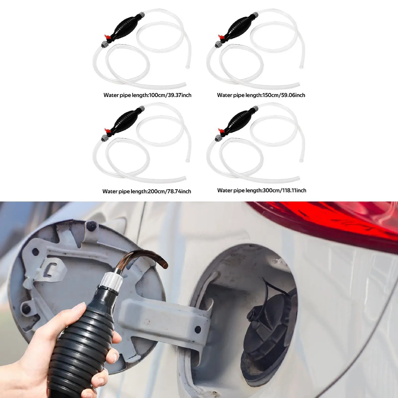 

Ручной насос для перекачки топлива, сифон для масла и бензина, прочный ПВХ с клапаном для автомобиля, мотоцикла, водной кровати, дома
