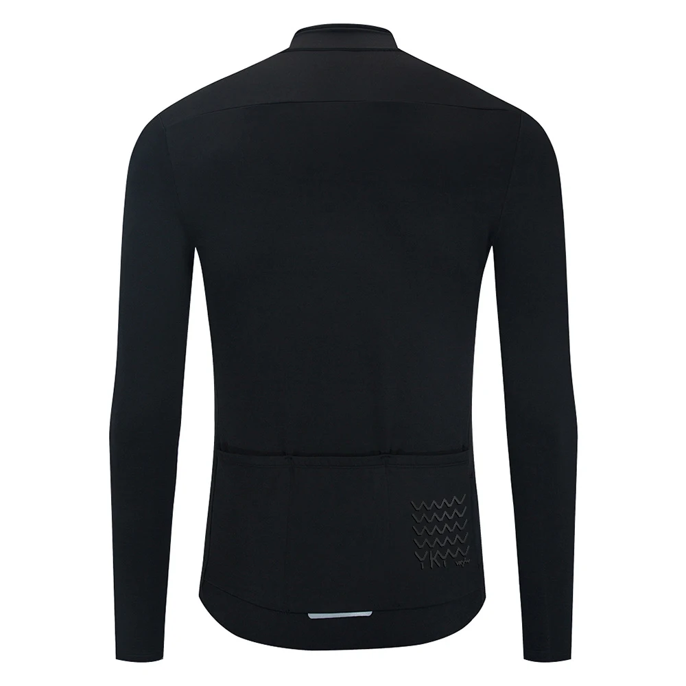 Ykyw Herren Pro Herbst Winter Langarm Thermo Fleece Jacke MTB Mann Rad trikot Fahrrad hemden Outdoor Fahrrad Kleidung Mantel – Detail 6
