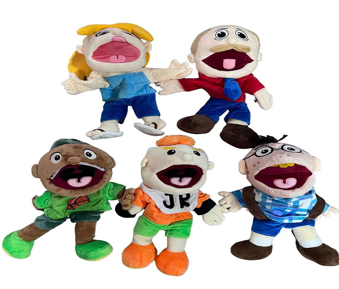 حار جيفي دمية يد أفخم الأطفال دمية ناعمة الحديث تظهر الدعائم الطرف عيد الميلاد دمية ألعاب من القطيفة دمية الاطفال هدية 40 سنتيمتر