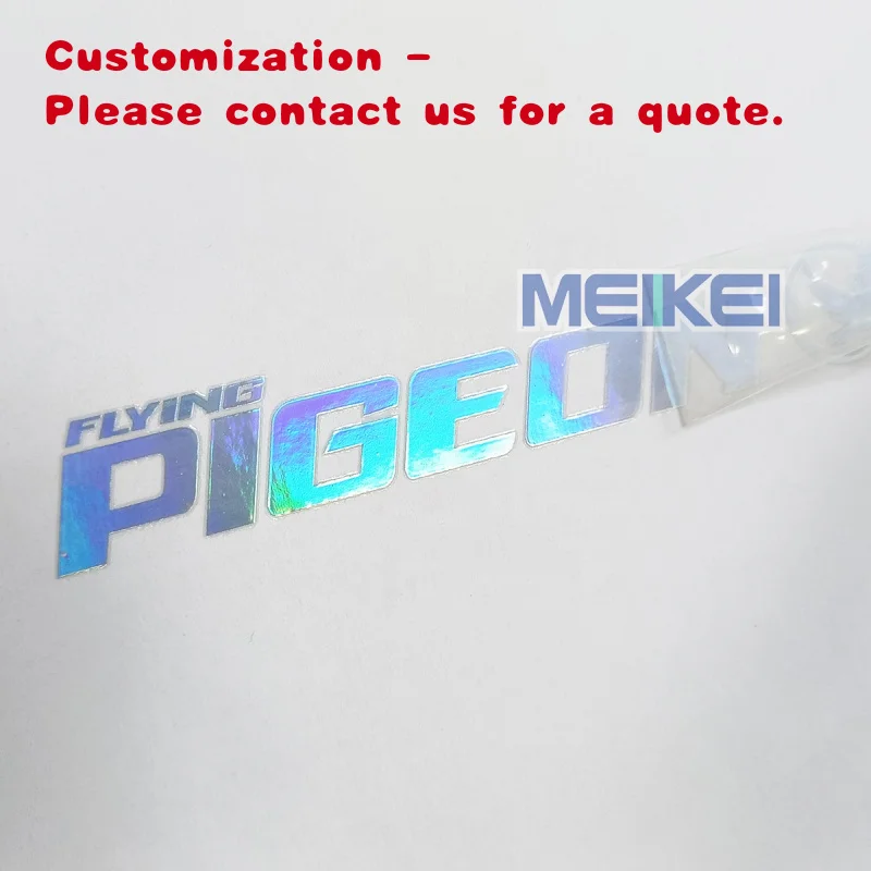 

custom.Holographic Color Magic Transfer Sticker Your Waterproof Cold Transfer Sticker Packaging