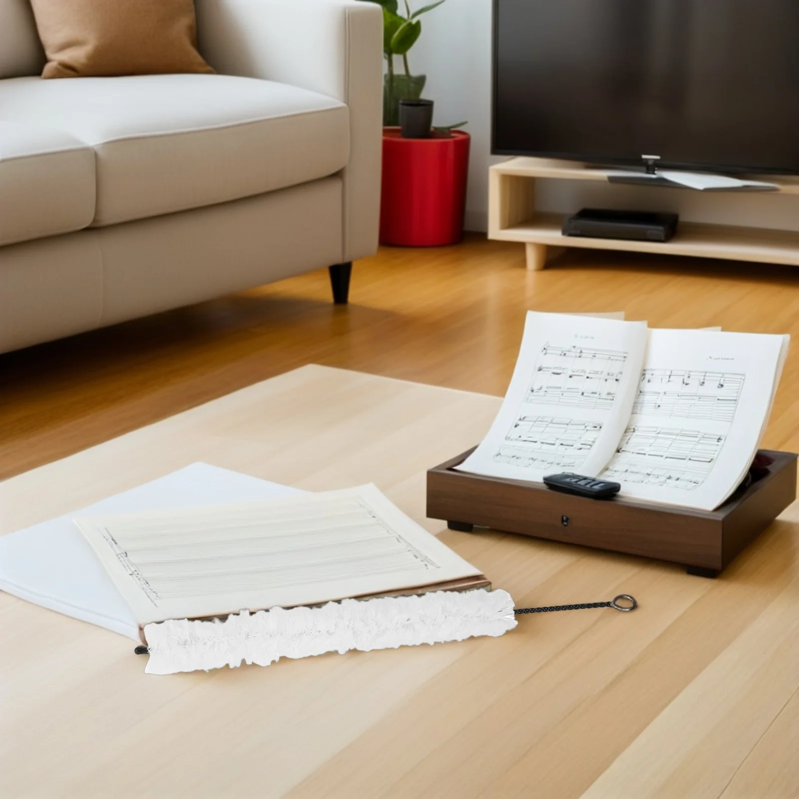 

2pcs Musical Instrument Cleaning Brush Soft Bend Neck For Saxophone Flute Care Tool Tenor Bass Woodwinds Maintenance Kit Cleaner