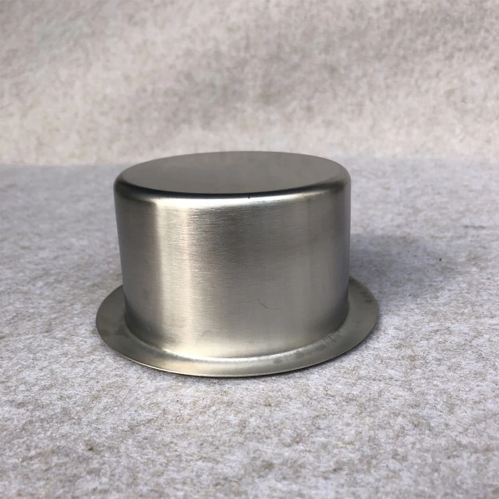 

2 PCS Cup Holder Stainless Steel Coaster Water for Car Metal Silver Home Ashtray