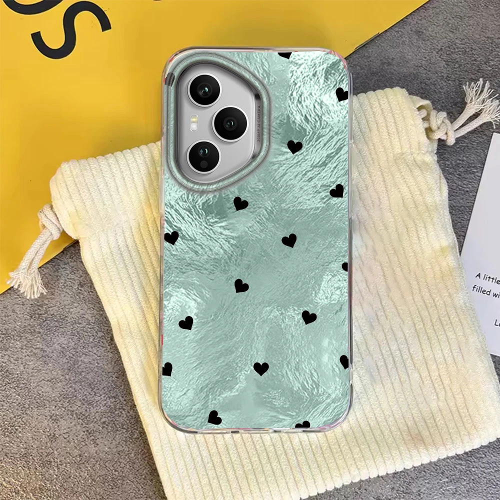 Funda de teléfono para niñas con corazón sonriente blanco para Honor 400 200 90 Smart Pro Magic7 6 5 70 Lite X9a X9c X9b X8a X8b X6c X7b X7c X6b