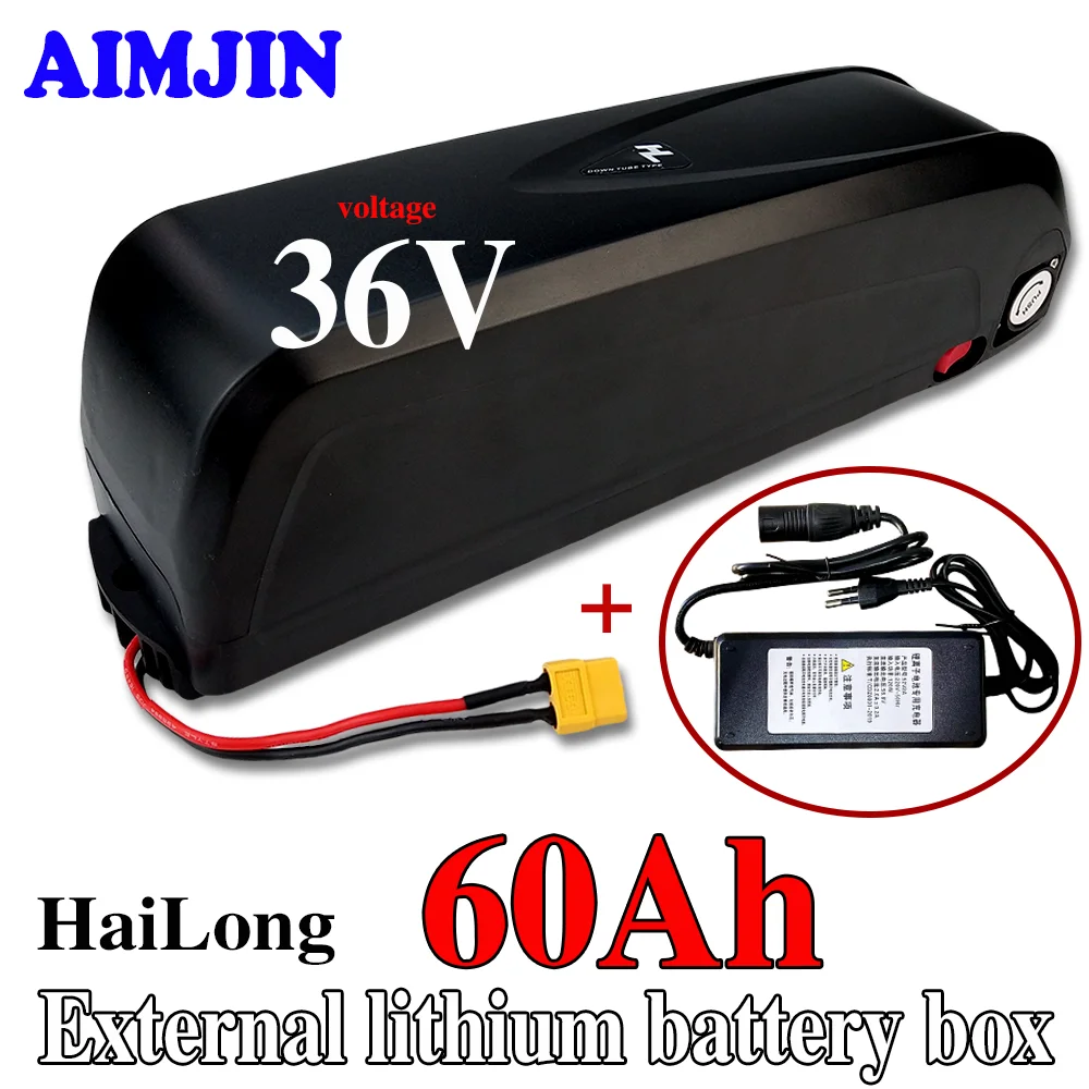 

Electric Bicycle Hailong Battery 36V USB 18650 BBS02 BBS03 BBSHD 60Ah 500W 750W 1000W 1500W Scooter Battery